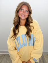 Load image into Gallery viewer, Lulu Mac Polka Dot Sweatshirt in Butter/ Lt Blue