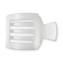 Load image into Gallery viewer, Teleties Medium Flat Square Clip Coconut White