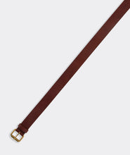 Load image into Gallery viewer, Vineyard Vines Leather Jeans Belt in Antique Silver