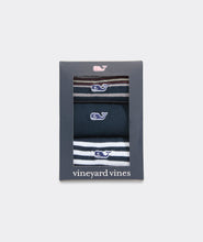 Load image into Gallery viewer, Vineyard Vines Stripe &amp; Solid 3-Pack Socks in Multi