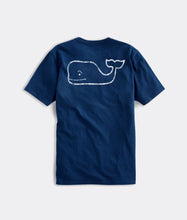 Load image into Gallery viewer, Vineyard Vines Vintage Whale Short Sleeve Pocket Tee in Blue Blazer