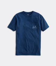 Load image into Gallery viewer, Vineyard Vines Vintage Whale Short Sleeve Pocket Tee in Blue Blazer