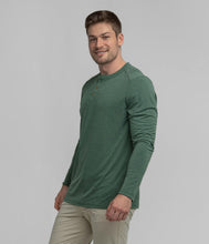Load image into Gallery viewer, Southern Shirt Men's Max Comfort Henley LS in Mallard