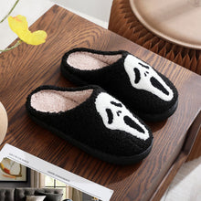 Load image into Gallery viewer, What's Your Favorite Scary Movie Ghost Face Slippers