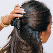Load image into Gallery viewer, Teleties Open Petite Hair Clip-Jet Black