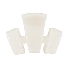 Load image into Gallery viewer, Teleties Classic Petite Hair Clip-Coconut White