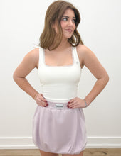 Load image into Gallery viewer, Excuse Me Scuba Bubble Mini Skirt in Mauve