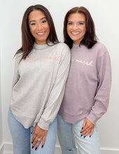 Load image into Gallery viewer, Southern Marsh Terra Textured Vintage Sweater in Burnt Taupe