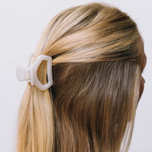 Load image into Gallery viewer, Teleties Open Petite Hair Clip-Coconut White