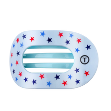Load image into Gallery viewer, Teleties Medium Flat Round Clip-United We Sparkle