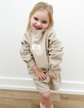 Load image into Gallery viewer, Lulu Mac Youth Terry LS Top in Sand