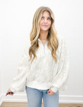 Load image into Gallery viewer, I Know You'll Never Be Camo Zip Sweater