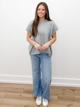 Load image into Gallery viewer, Hear The Crowd Stitch Detail Sweater Vest in H. Grey