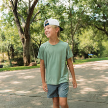 Load image into Gallery viewer, Burlebo Youth Go To SS Tee in Sage