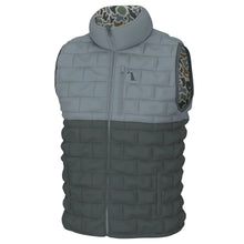 Load image into Gallery viewer, Local Boy Duck Down Reversible Vest in Localflage Bluff