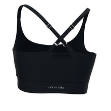 Load image into Gallery viewer, Local Girl Sports Bra 2.0 in Black