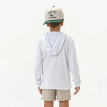 Load image into Gallery viewer, Burlebo Youth Performance Hoodie in White