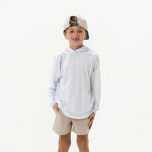Load image into Gallery viewer, Burlebo Youth Performance Hoodie in White