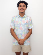 Load image into Gallery viewer, Vineyard Vines Printed Sankaty Polo in White Florita