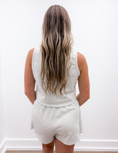 Load image into Gallery viewer, Come Alive Tank and Short Set in White Melange