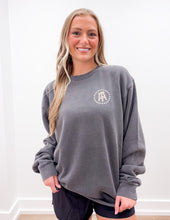 Load image into Gallery viewer, Barstool Sports Camo Pigment Crewneck in Charcoal