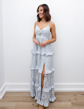 Load image into Gallery viewer, Only Missing You Lace Maxi Dress With Ruffles