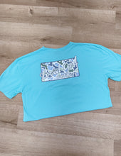 Load image into Gallery viewer, Local Girl Localflage Coast Plate SS Tee in Chalky Mint