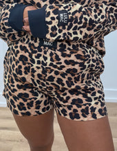 Load image into Gallery viewer, Lulu Mac Waffle Shorts in Leopard