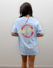 Load image into Gallery viewer, Old Row Circle Logo SS Pocket Tee in Hydrangea