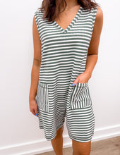 Load image into Gallery viewer, Nothing Sweeter Striped Knit Romper