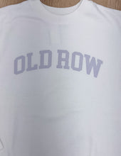 Load image into Gallery viewer, Old Row Logo Crewneck in White
