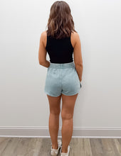 Load image into Gallery viewer, Need You Now Acid Wash Shorts in Ash Blue