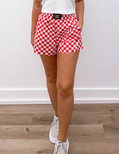 Load image into Gallery viewer, Lulu Mac BXCK Boxer Shorts in Dark Red/White Check