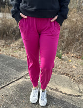 Load image into Gallery viewer, One of Your Girls Joggers Raspberry