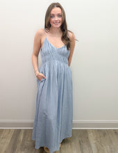 Load image into Gallery viewer, I Bet Your Happy Now Linen Cami Dress