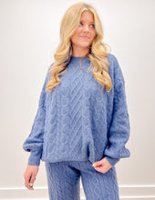 Load image into Gallery viewer, Southern Shirt Women's Comfy/Cozy Cable Sweater in Windsor