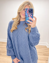 Load image into Gallery viewer, Southern Shirt Women's Comfy/Cozy Cable Sweater in Windsor
