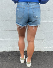 Load image into Gallery viewer, Everything She Ain't 90s Distressed Denim Shorts