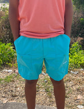 Load image into Gallery viewer, Heybo Bay Shorts Seafoam