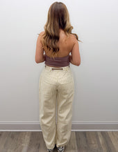 Load image into Gallery viewer, Y'all Know Now Washed Vintage Rope String Pants in Oatmeal