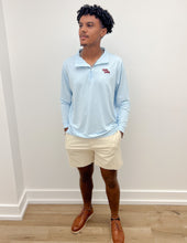 Load image into Gallery viewer, Ole Miss Hotty Toddy Script Stripe 1/4 Zip Pullover