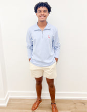 Load image into Gallery viewer, Vineyard Vines Ole Miss Saltwater Quarter Zip in Jake Blue