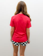 Load image into Gallery viewer, USA Puff Letters On Stripes SS Tee