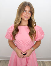 Load image into Gallery viewer, What Goes Around Rounded Waist Midi Dress