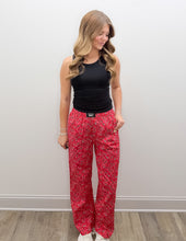 Load image into Gallery viewer, Lulu Mac PAPS Pants in Red Paisley