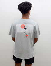 Load image into Gallery viewer, Coastal Cotton Flamingo SS Tee Light Grey