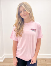Load image into Gallery viewer, Mississippi State Groovy Campus SS Tee in Blossom