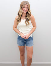 Load image into Gallery viewer, I Promise Ribbed Top in Ivory