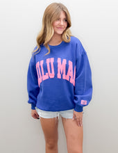 Load image into Gallery viewer, Lulu Mac Puff Sweatshirt in Royal/Pink