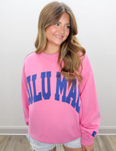Load image into Gallery viewer, Lulu Mac Puff Sweatshirt in Pink/Royal